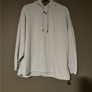Puma Light Blue Pullover Hoodie